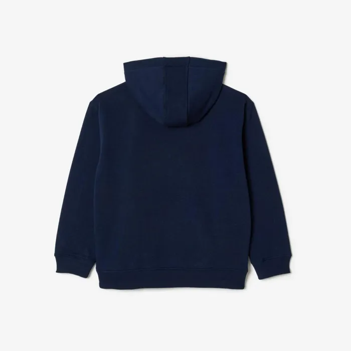 Sweaters and Sweatshirts Kids Lacoste Kids039 Printed Hoodie Navy Blue 166