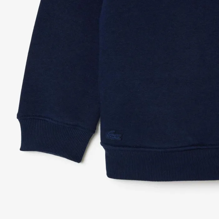 Sweaters and Sweatshirts Kids Lacoste Kids039 Printed Hoodie Navy Blue 166