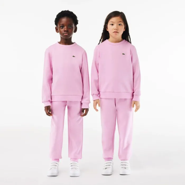Sweaters and Sweatshirts Kids Lacoste Kids Organic Cotton Flannel Sweatshirt Pink Ixv