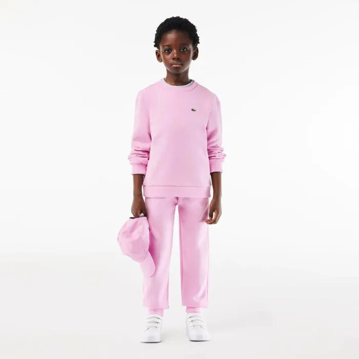 Sweaters and Sweatshirts Kids Lacoste Kids Organic Cotton Flannel Sweatshirt Pink Ixv