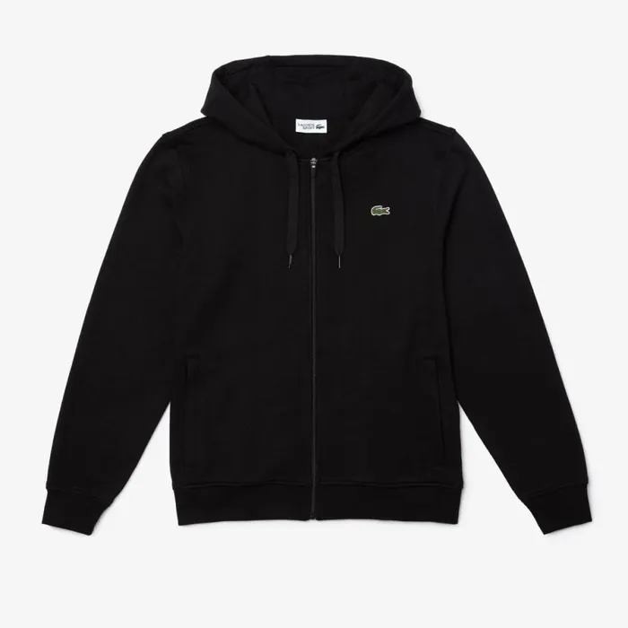 Sweaters and Sweatshirts Men Lacoste Men039s SPORT Lightweight Hoodie Black C31