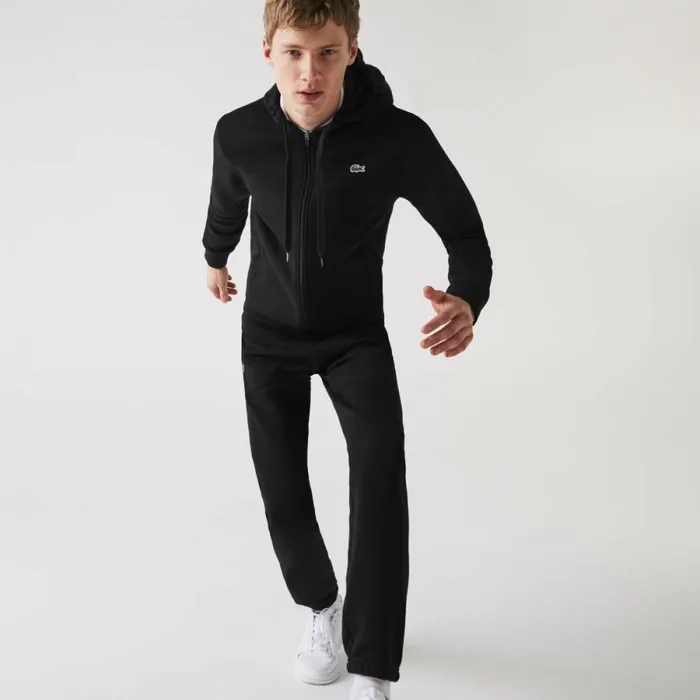 Sweaters and Sweatshirts Men Lacoste Men039s SPORT Lightweight Hoodie Black C31