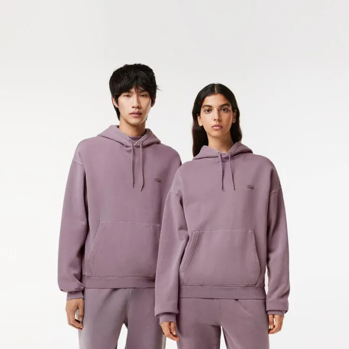 Sweaters and Sweatshirts MenWomen Lacoste Unisex Loose Fit Cotton Fleece Hoodie Purple Ryi Sweaters and Sweatshirts MenWomen Lacoste Unisex Loose Fit Cotton Fleece Hoodie Purple Ryi