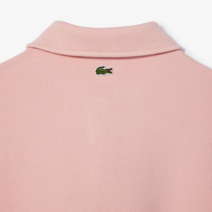 Sweaters and Sweatshirts Women Lacoste Women039s Embroidered Polo Sweatshirt Waterlily Pink Kf9