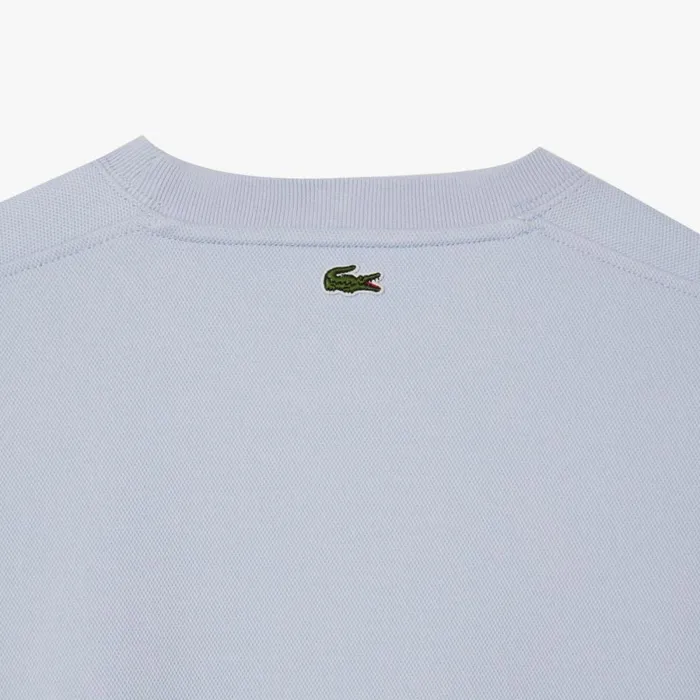 Sweaters and Sweatshirts Women Lacoste Women039s Oversized Double Face Sweatshirt Phoenix Blue J2g
