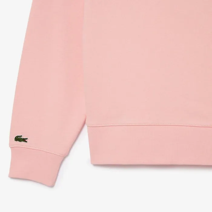 Sweaters and Sweatshirts Women Lacoste Women039s Printed Hoodie Waterlily Pink Kf9