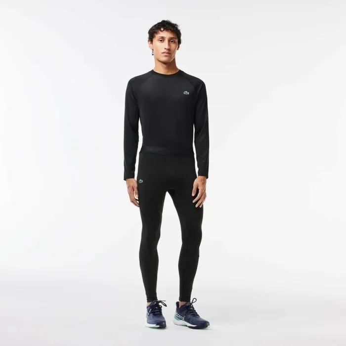 Sweatpants and Trousers Men Lacoste Men039s Branded Recycled Fiber Sport Leggings Black 031 Sweatpants and Trousers Men Lacoste Men039s Branded Recycled Fiber Sport Leggings Black 031