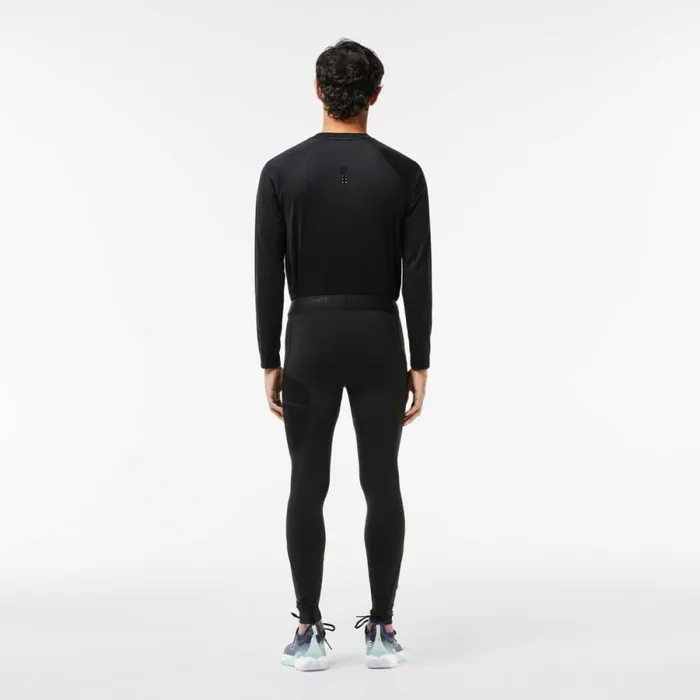 Sweatpants and Trousers Men Lacoste Men039s Branded Recycled Fiber Sport Leggings Black 031