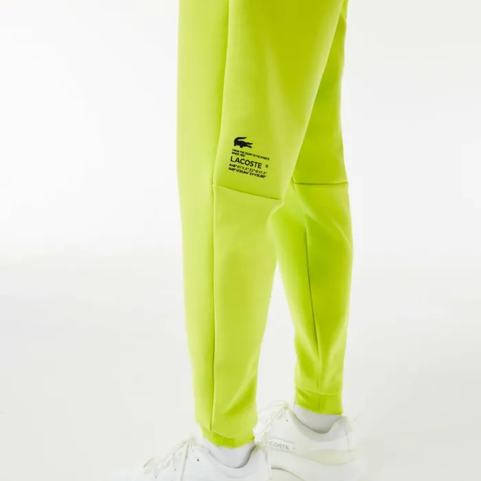 Sweatpants and Trousers Men Lacoste Men039s Reflective Print Joggers Yellow 90v