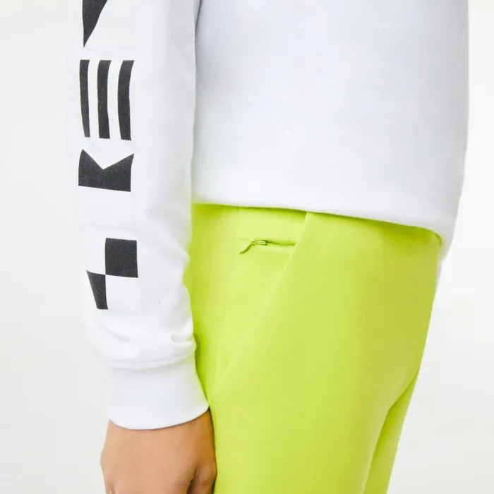 Sweatpants and Trousers Men Lacoste Men039s Reflective Print Joggers Yellow 90v