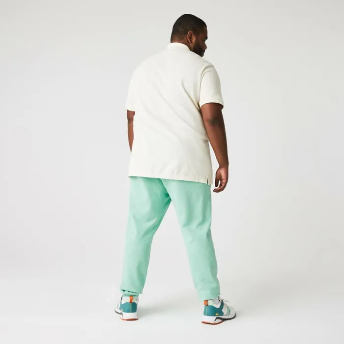 Sweatpants and Trousers Men Lacoste Men039s Signature and Croc Print Cotton Fleece Sweatpants Green Hcv