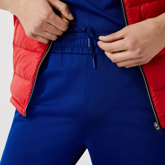 Sweatpants and Trousers Men Lacoste Men039s SPORT Branded Bands Sweatpants Blue Red White An3