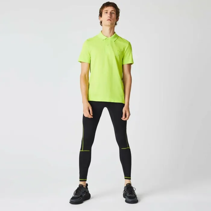 Sweatpants and Trousers Men Lacoste Men039s SPORT Thermal Leggings Black Yellow 60r