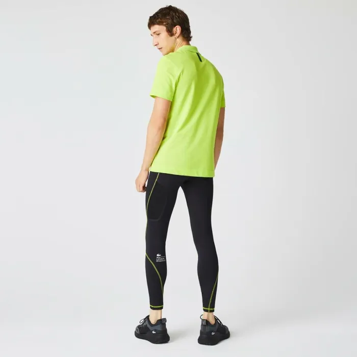 Sweatpants and Trousers Men Lacoste Men039s SPORT Thermal Leggings Black Yellow 60r