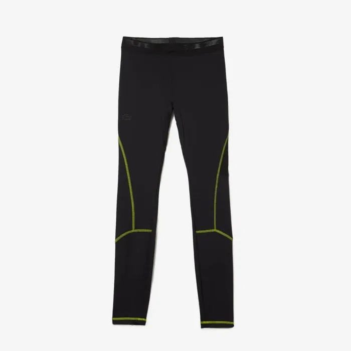Sweatpants and Trousers Men Lacoste Men039s SPORT Thermal Leggings Black Yellow 60r