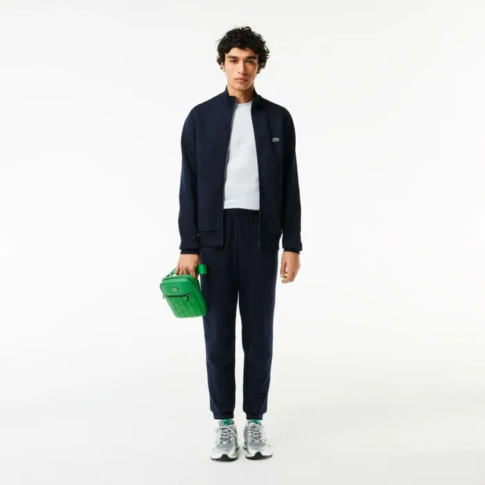 Sweatpants and Trousers Men Lacoste Mens Organic Cotton Sweatpants Navy Blue 166