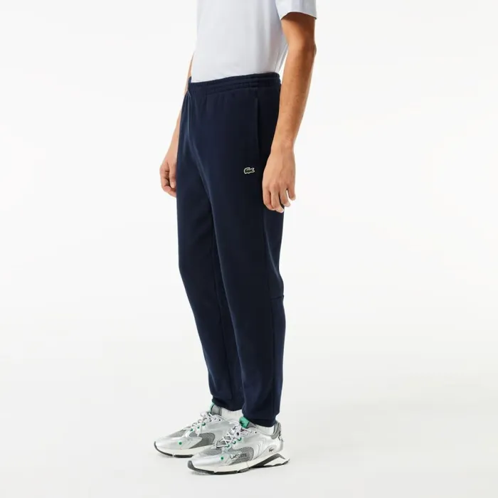 Sweatpants and Trousers Men Lacoste Mens Organic Cotton Sweatpants Navy Blue 166