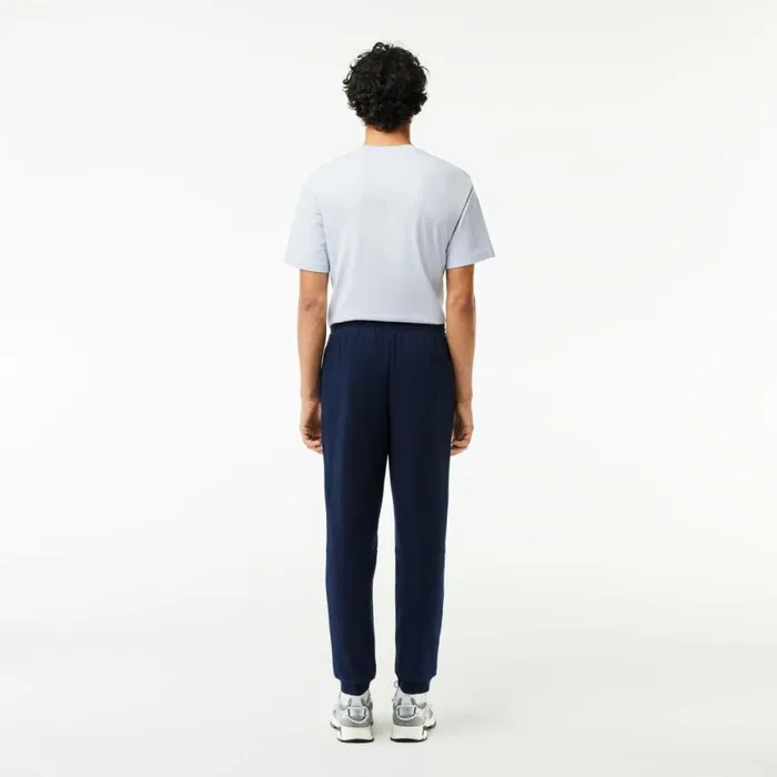 Sweatpants and Trousers Men Lacoste Mens Organic Cotton Sweatpants Navy Blue 166