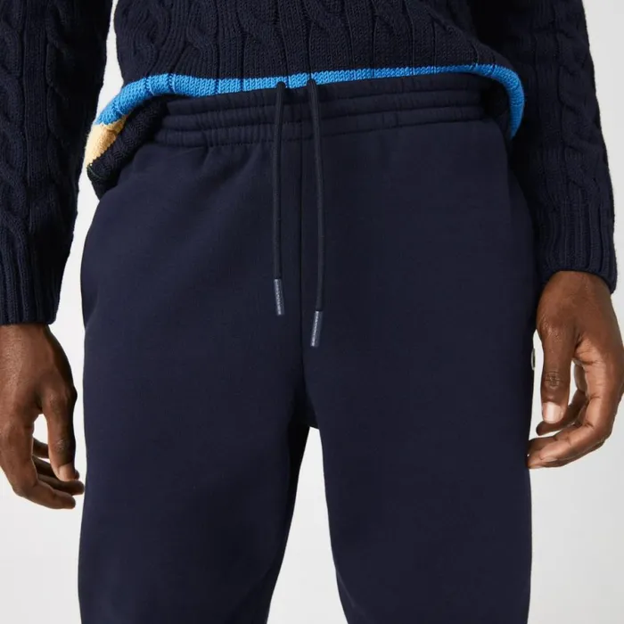 Sweatpants and Trousers Men Lacoste Mens Organic Cotton Sweatpants Navy Blue 166