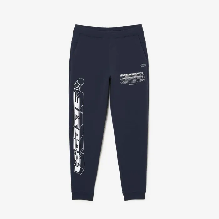 Sweatpants and Trousers Men Lacoste Mens Slim Fit Sweatpants Blue Kxe