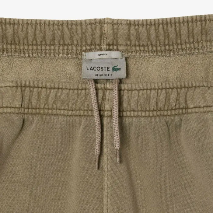 Sweatpants and Trousers MenWomen Lacoste Unisex Cotton Fleece Joggers Khaki Green S3i