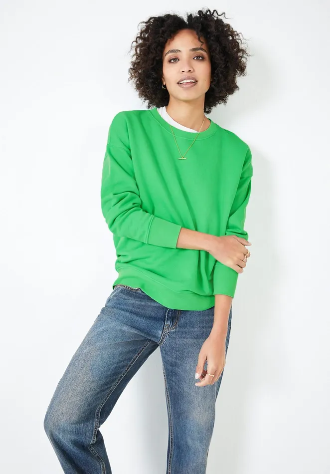 Sweatshirts and Hoodies Women Hush Havana Relaxed Sweatshirt Grass Green