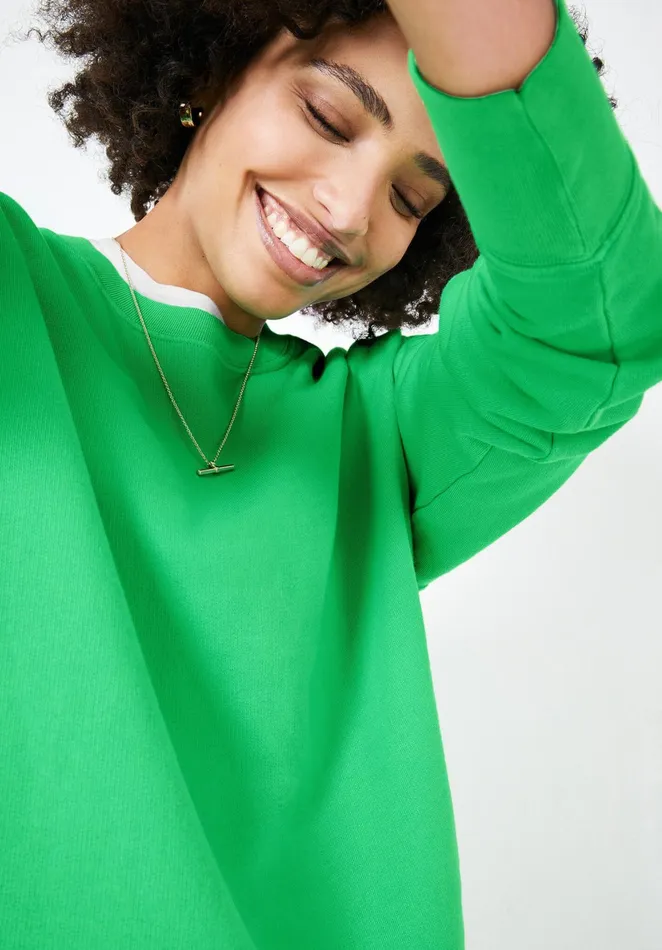 Sweatshirts and Hoodies Women Hush Havana Relaxed Sweatshirt Grass Green