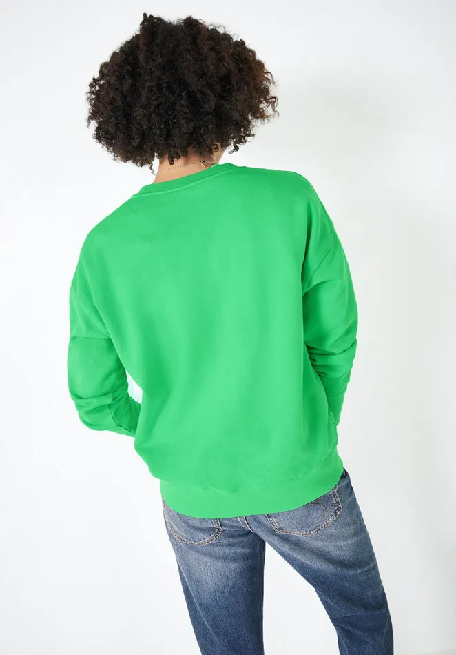 Sweatshirts and Hoodies Women Hush Havana Relaxed Sweatshirt Grass Green