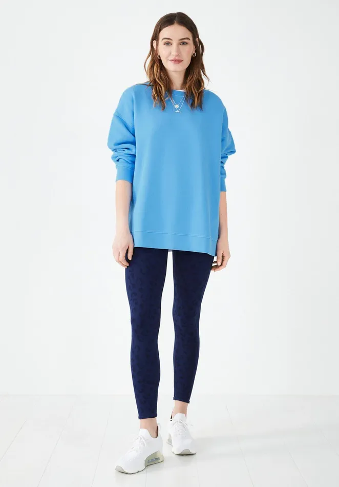 Sweatshirts and Hoodies Women Hush Mia Oversized Sweatshirt Marine Blue