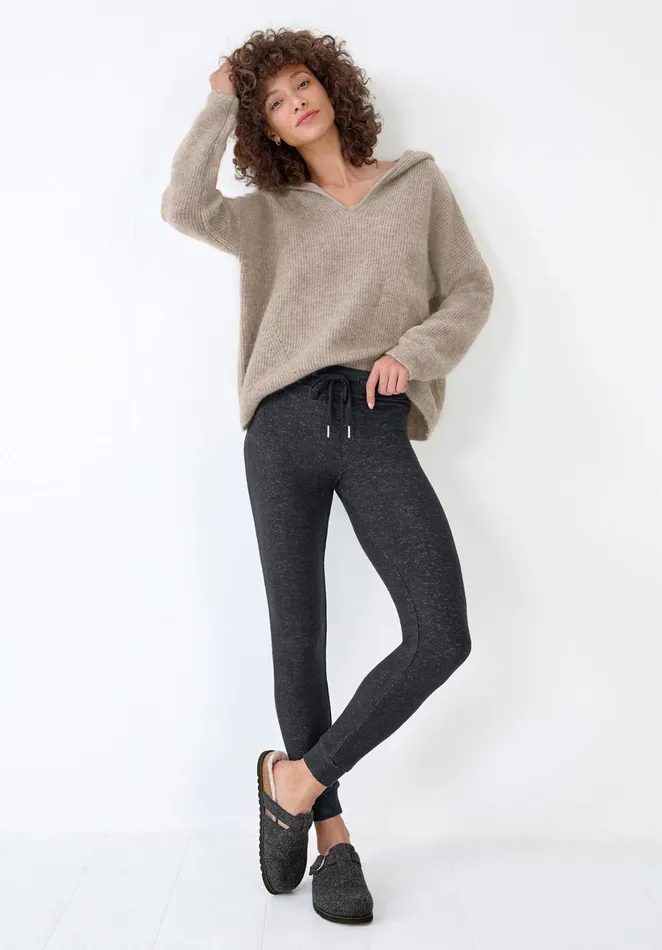 Sweatshirts and Hoodies Women Hush Soft Knitted Hoodie Hazel Brown