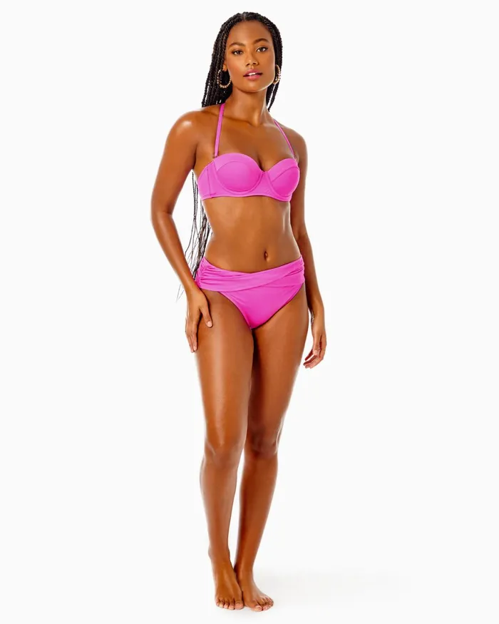 Swim Women Lilly Pulitzer Leven Bikini Top Plumeria Pink Swim Women Lilly Pulitzer Leven Bikini Top Plumeria Pink