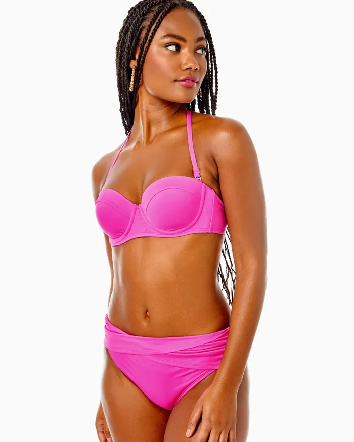 Swim Women Lilly Pulitzer Leven Bikini Top Plumeria Pink Swim Women Lilly Pulitzer Leven Bikini Top Plumeria Pink
