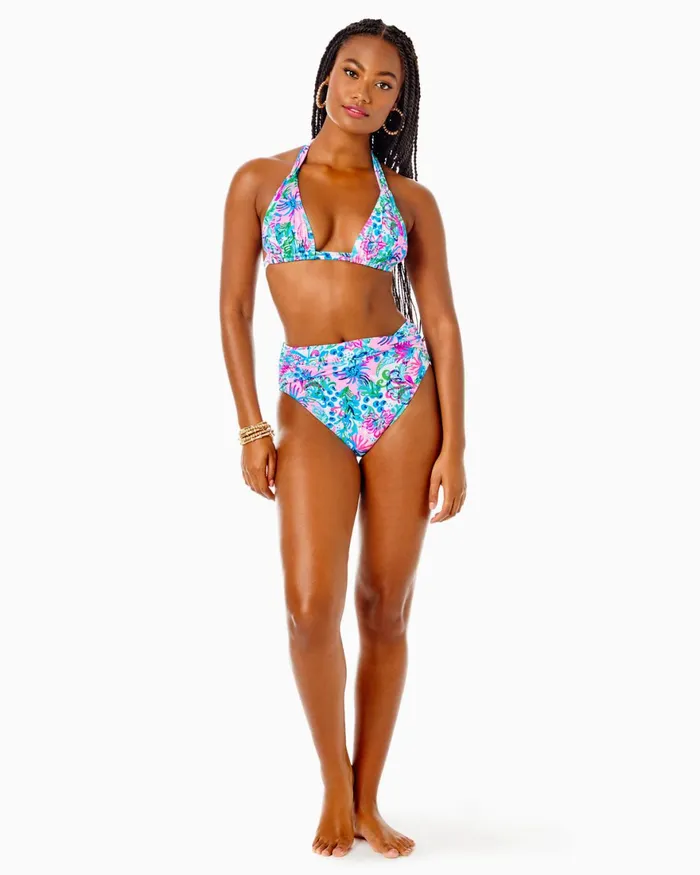Swim Women Lilly Pulitzer Yarrow HighWaisted Bikini Bottom Mandevilla Baby Paradise Petals Swim Women Lilly Pulitzer Yarrow HighWaisted Bikini Bottom Mandevilla Baby Paradise Petals