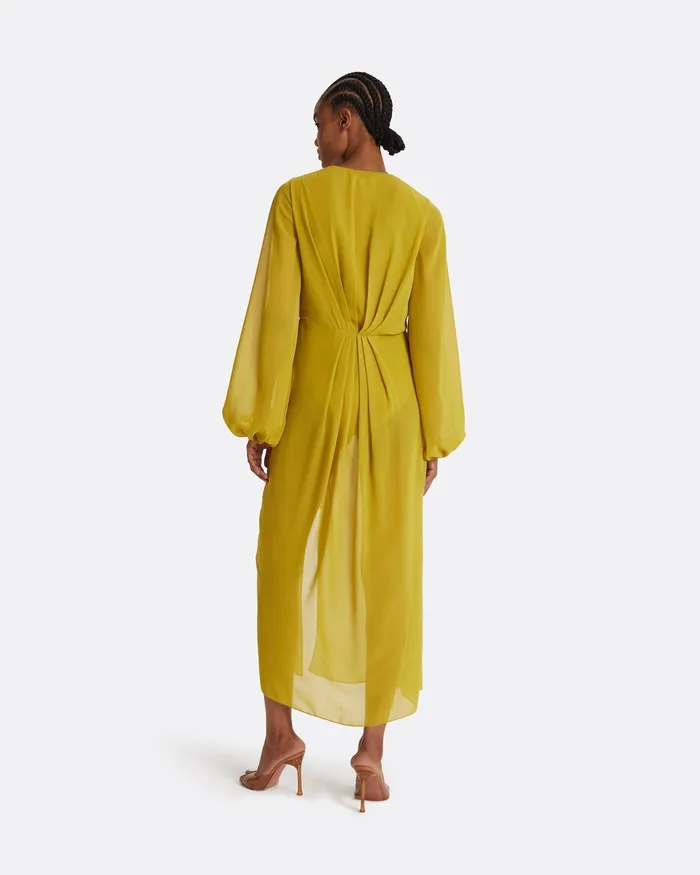 Swimwear Prova Chartreuse Midi Dress Chartreuse Safiyaa Women
