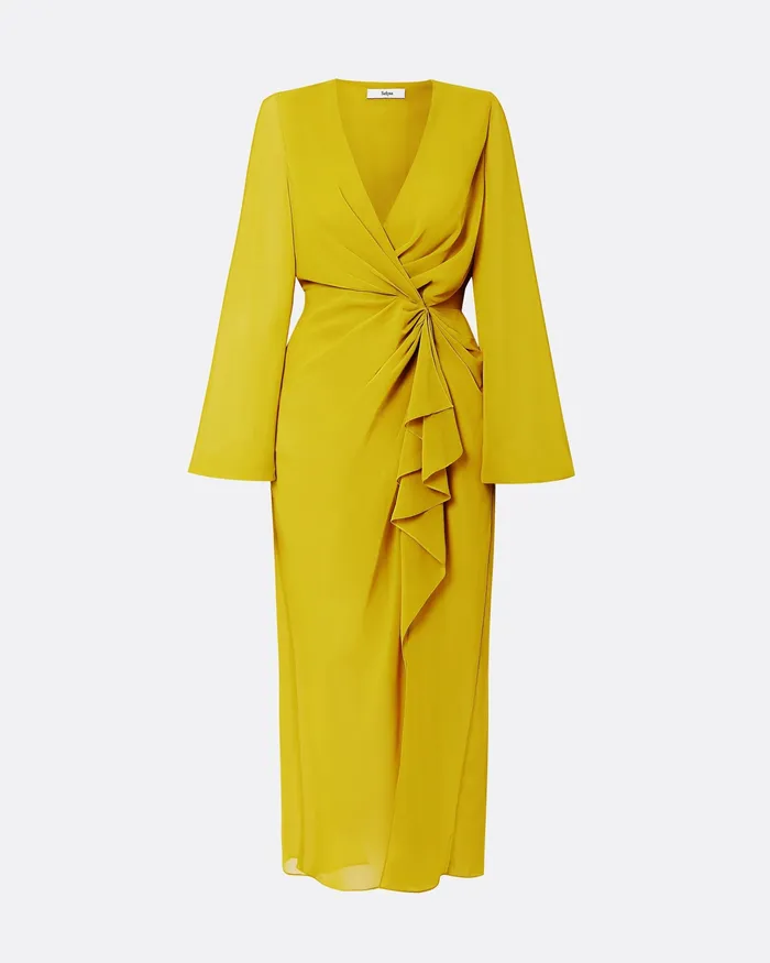 Swimwear Prova Chartreuse Midi Dress Chartreuse Safiyaa Women