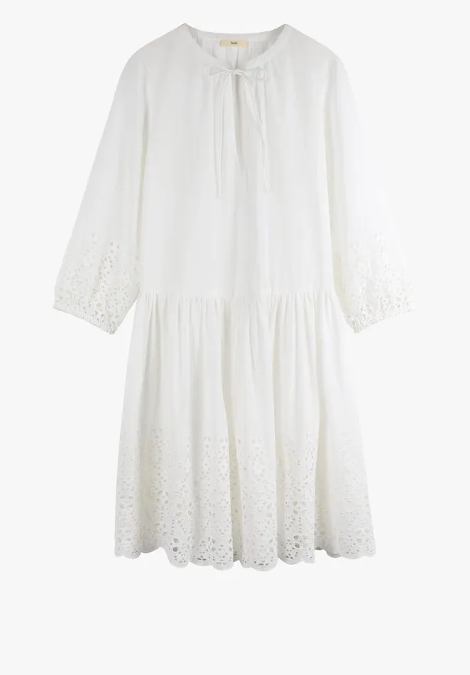 Swimwear Women Hush Cate Broderie Cover Up White