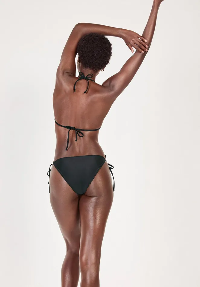 Swimwear Women Hush Triangle Bikini Top Tigerblack