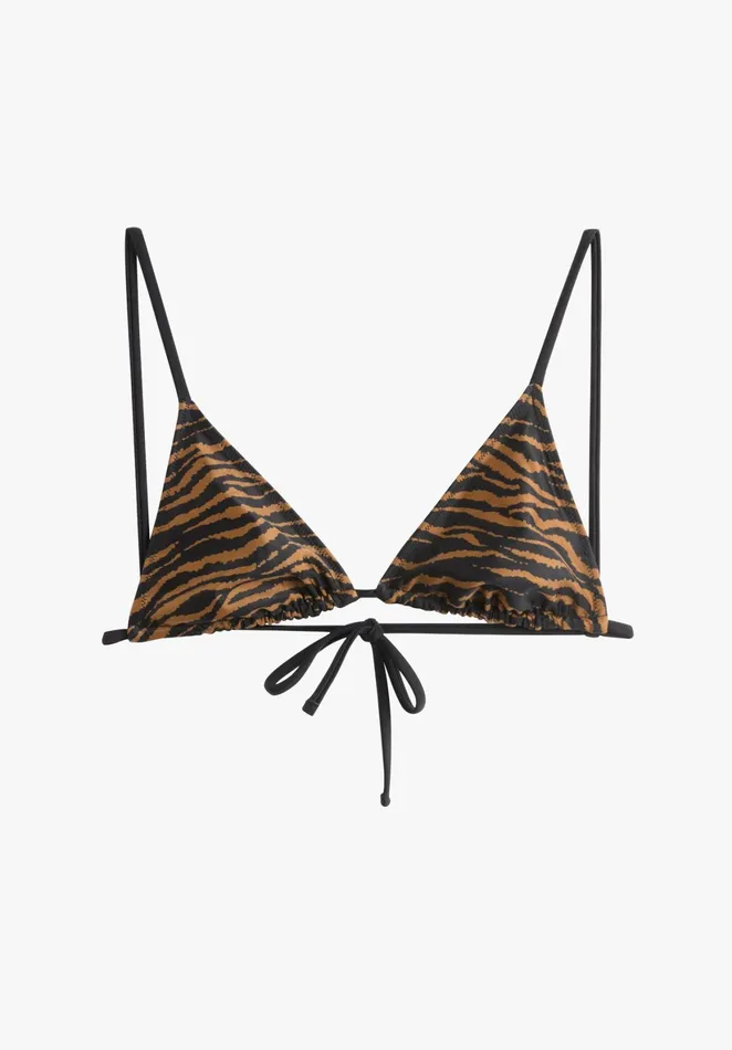 Swimwear Women Hush Triangle Bikini Top Tigerblack