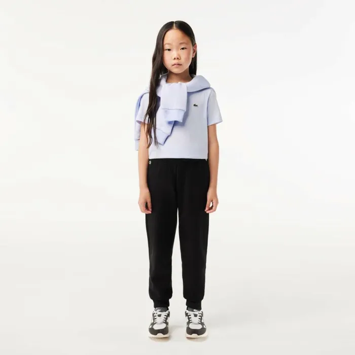 TShirts and Tops Kids Lacoste Kids039 Plain Cotton Jersey TShirt Phoenix Blue J2g