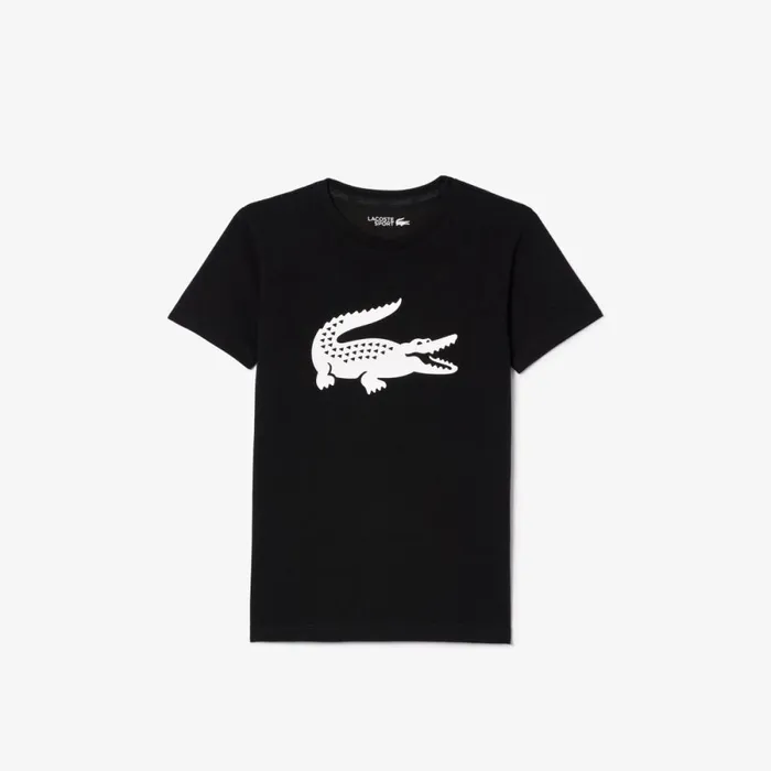 TShirts and Tops Kids Lacoste Kids039 SPORT Croc TShirt Black 031