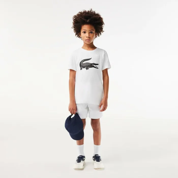 TShirts and Tops Kids Lacoste Kids039 SPORT Croc TShirt White 001