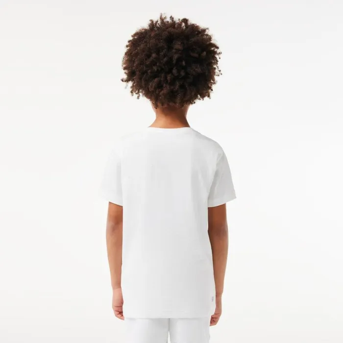 TShirts and Tops Kids Lacoste Kids039 SPORT Croc TShirt White 001