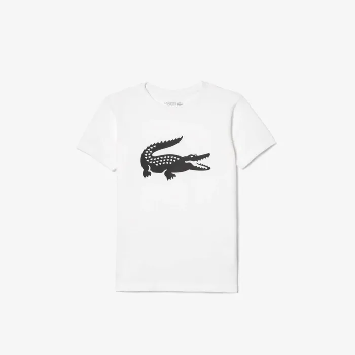 TShirts and Tops Kids Lacoste Kids039 SPORT Croc TShirt White 001