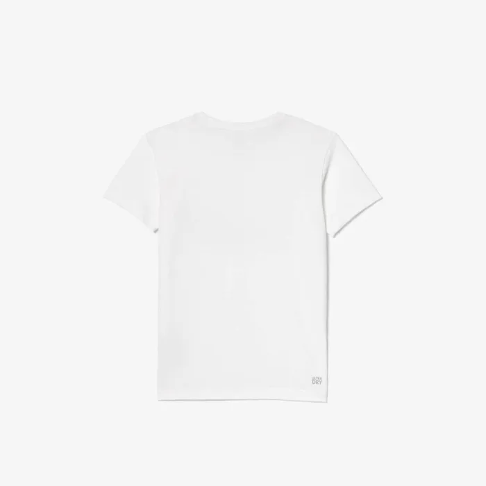 TShirts and Tops Kids Lacoste Kids039 SPORT Croc TShirt White 001