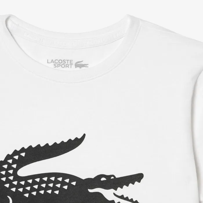 TShirts and Tops Kids Lacoste Kids039 SPORT Croc TShirt White 001