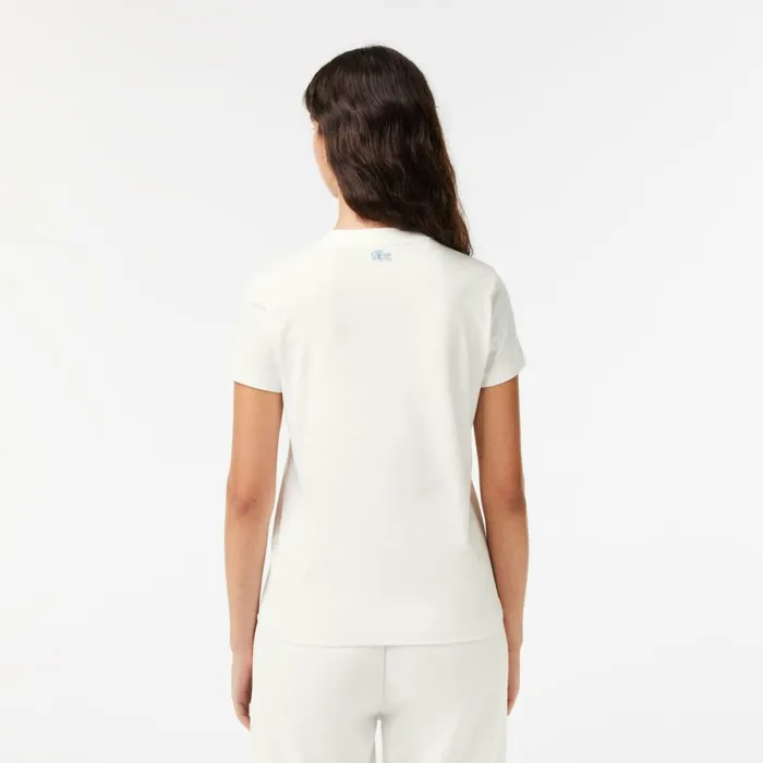 TShirts and Tops Women Lacoste Lacoste X EleVen By Venus Cotton TShirt White 70v