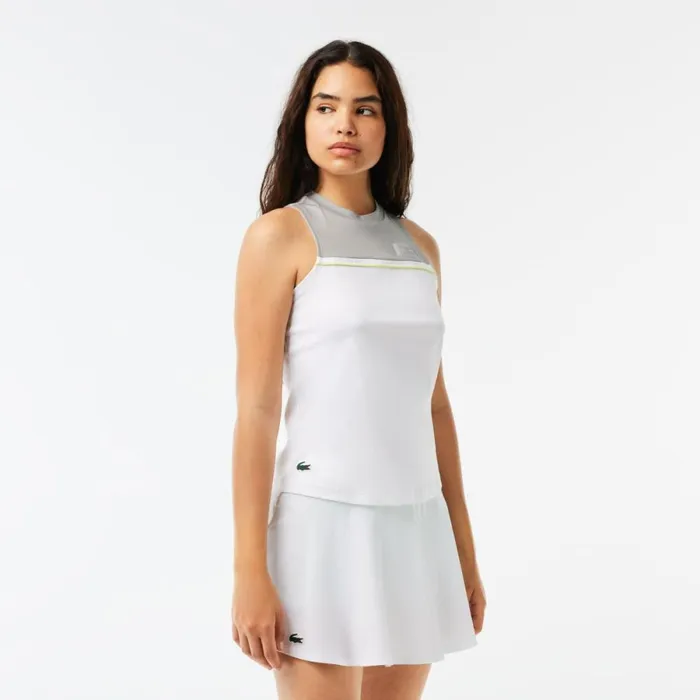 TShirts and Tops Women Lacoste Women039s Contrast Stretch Cotton Sport TShirt White Grey Ja0 TShirts and Tops Women Lacoste Women039s Contrast Stretch Cotton Sport TShirt White Grey Ja0