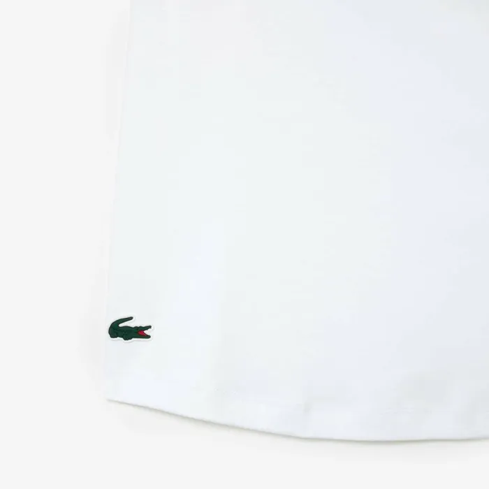 TShirts and Tops Women Lacoste Women039s Contrast Stretch Cotton Sport TShirt White Grey Ja0