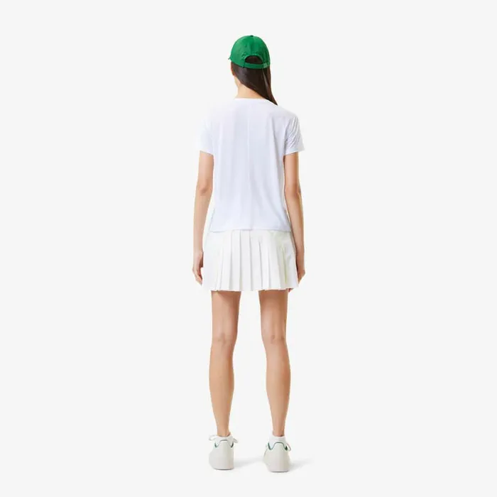 TShirts and Tops Women Lacoste Women039s Lacoste X Bandier Pro Featherweight TShirt White 001