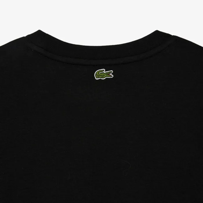 TShirts and Tops Women Lacoste Women039s Regular Fit Signature Print TShirt Black 031